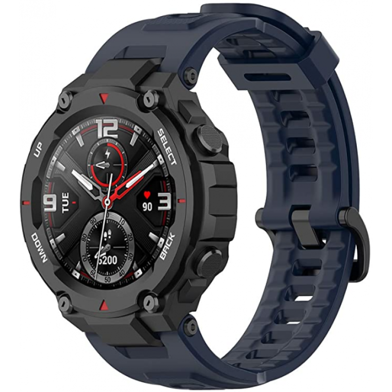 Ανταλλακτικό λουράκι QuickFit Softband Xiaomi Amazfit T-Rex/ T-Rex Pro Dark Blue